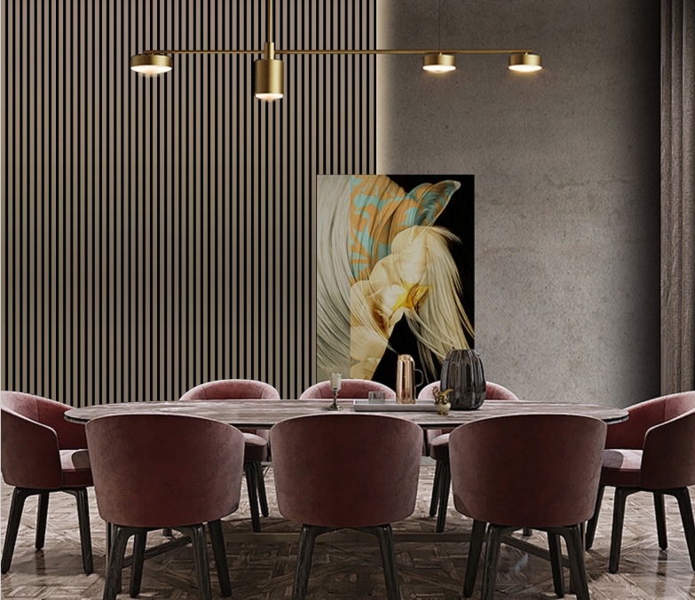 Brown Metallic Acoustic Panel