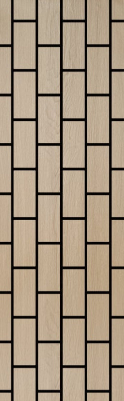Wall Panel 06A - Oak - Vertical - 240cm - (1 pack / 4pcs)