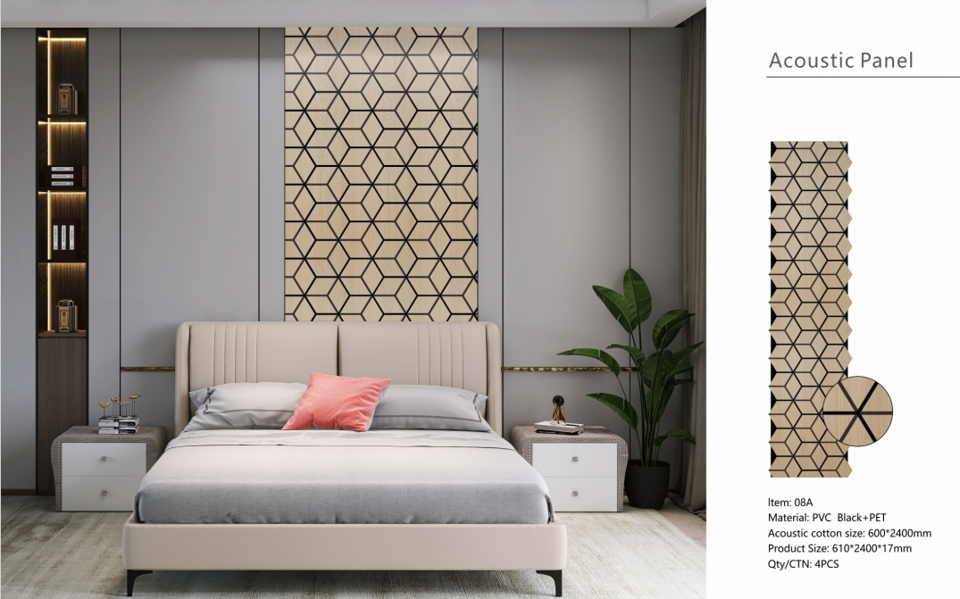 Wall Panel 08A - Oak - Blocks - 240cm - (1 pack / 4pcs)