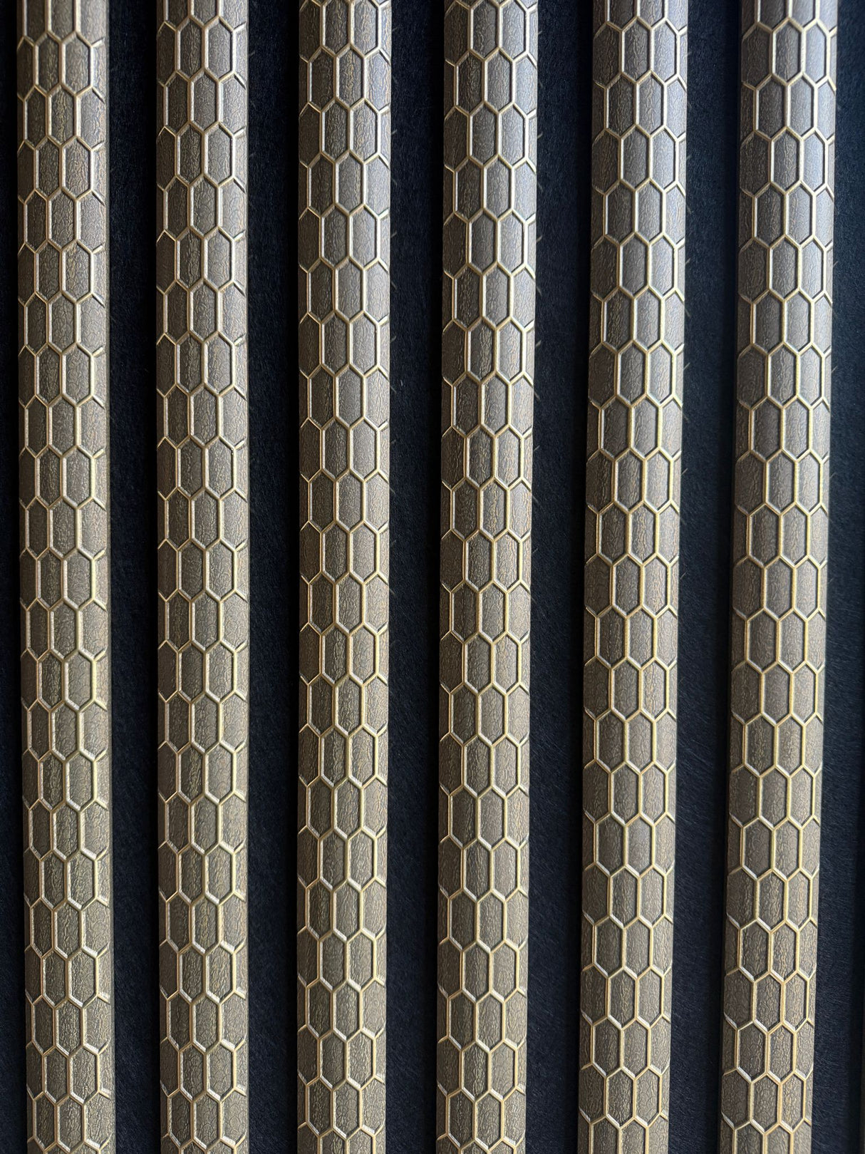 Wall Panel 013B - PS Gold and Brown - Acoustic - 240cm - (1 pack / 4pcs)