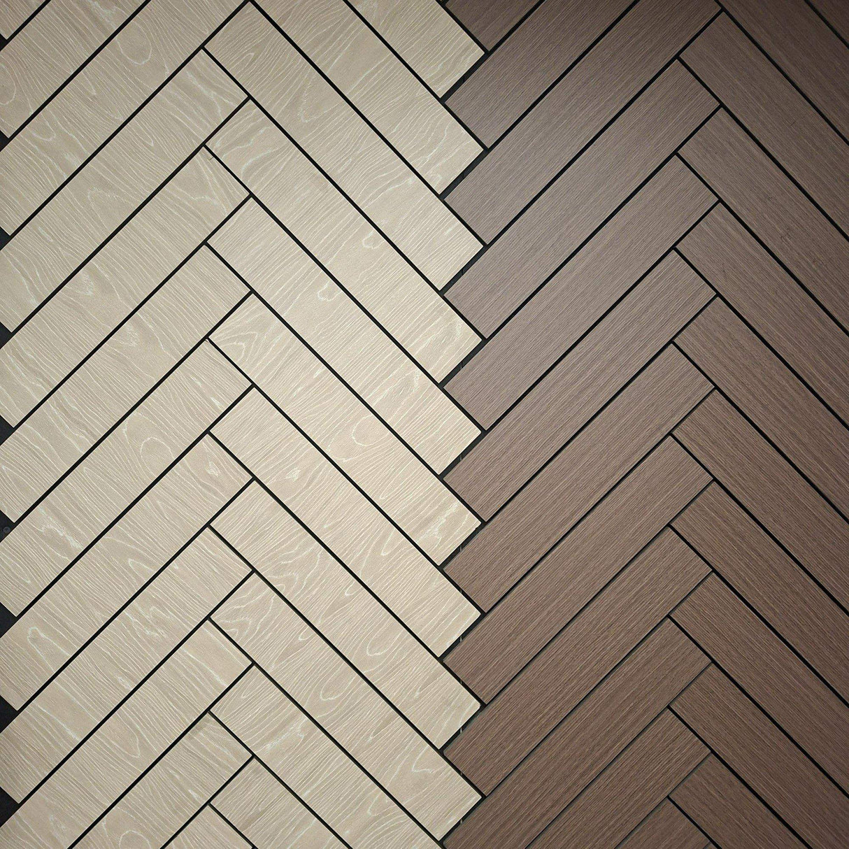 Walnut Chevron Acoustic Wall Panel 60 x 240cm