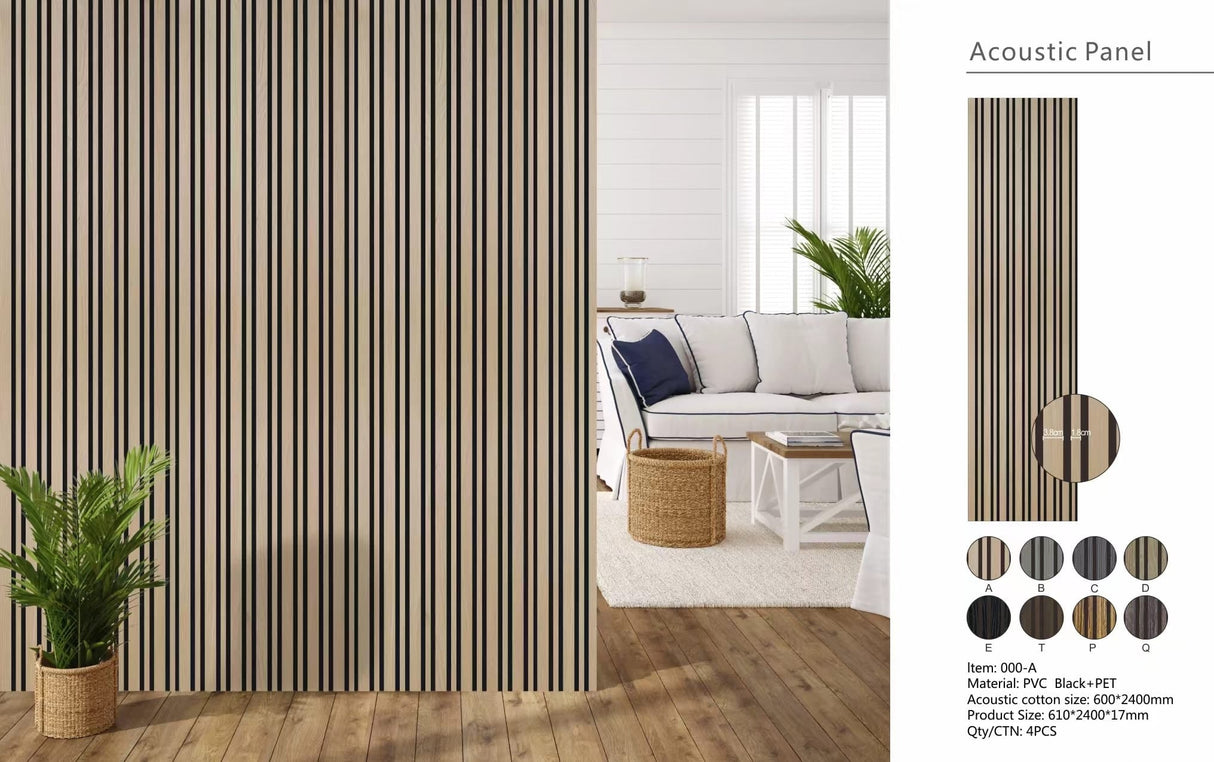 Oak Acoustic Wall Panel