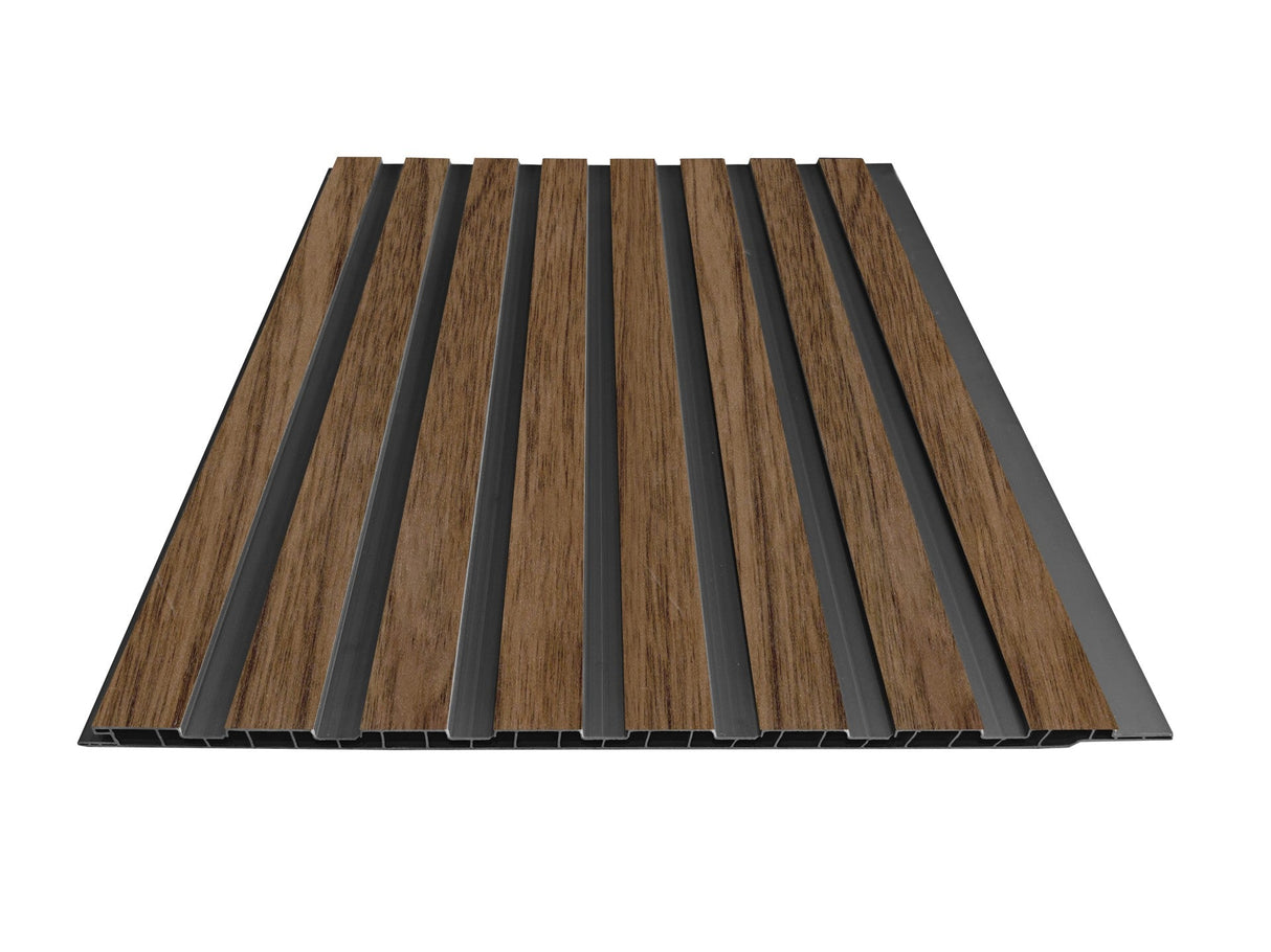Walnut PVC Slat Wall Panel