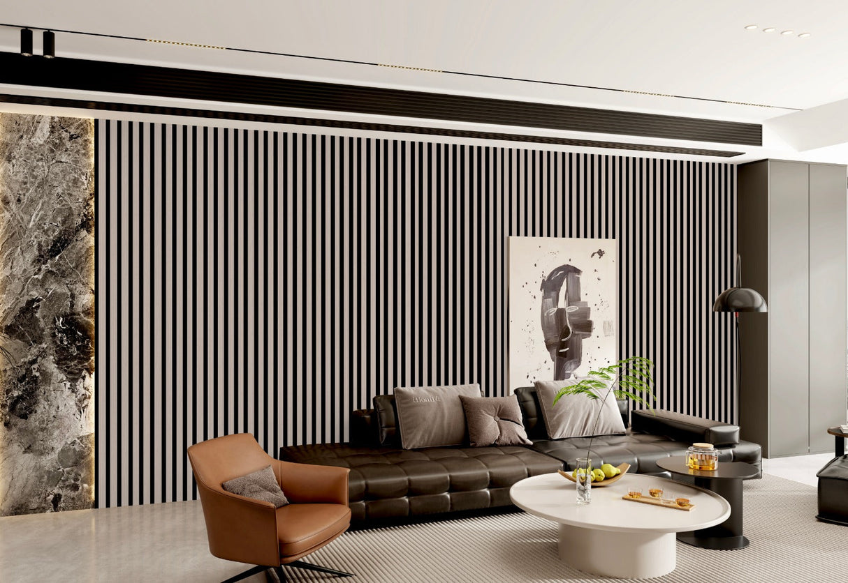 Light Grey PVC Slat Wall Panel