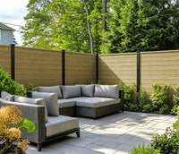 Khaki Composite Outdoor Fencing