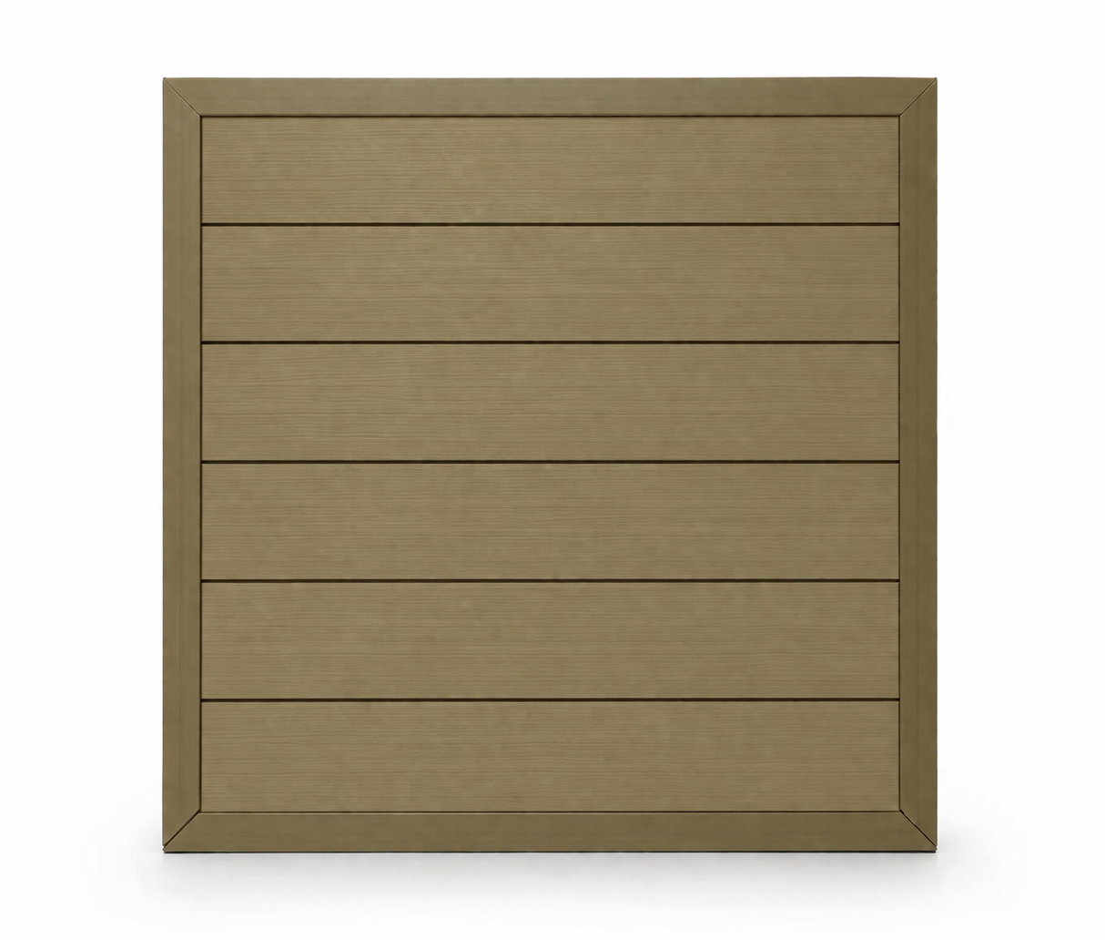 Khaki Composite Outdoor Fencing