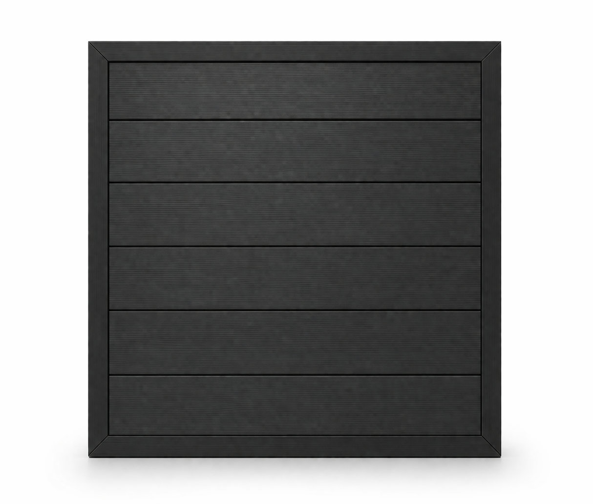 Black Composite Outdoor Fencing