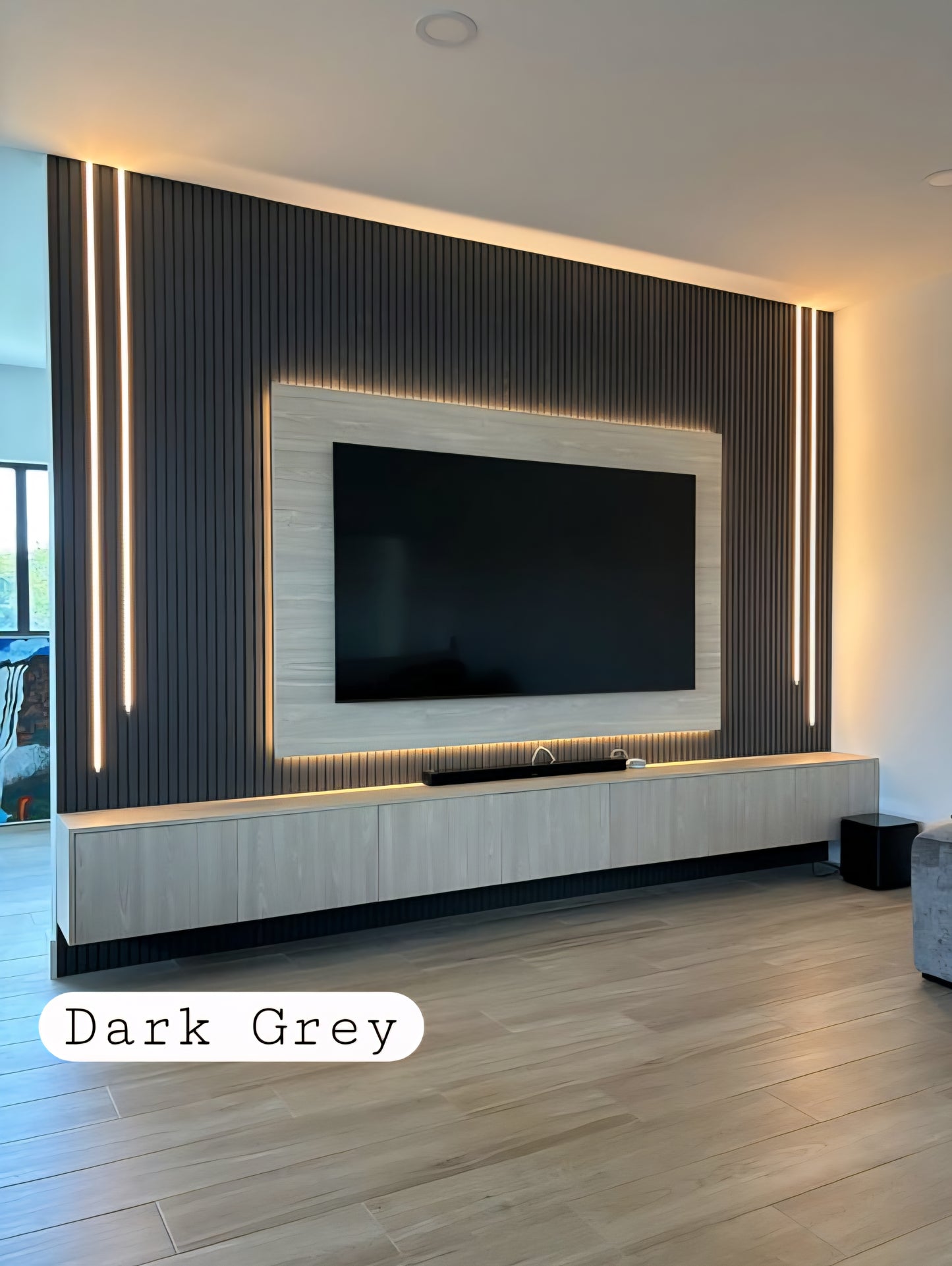 Dark Grey Acoustic Panel