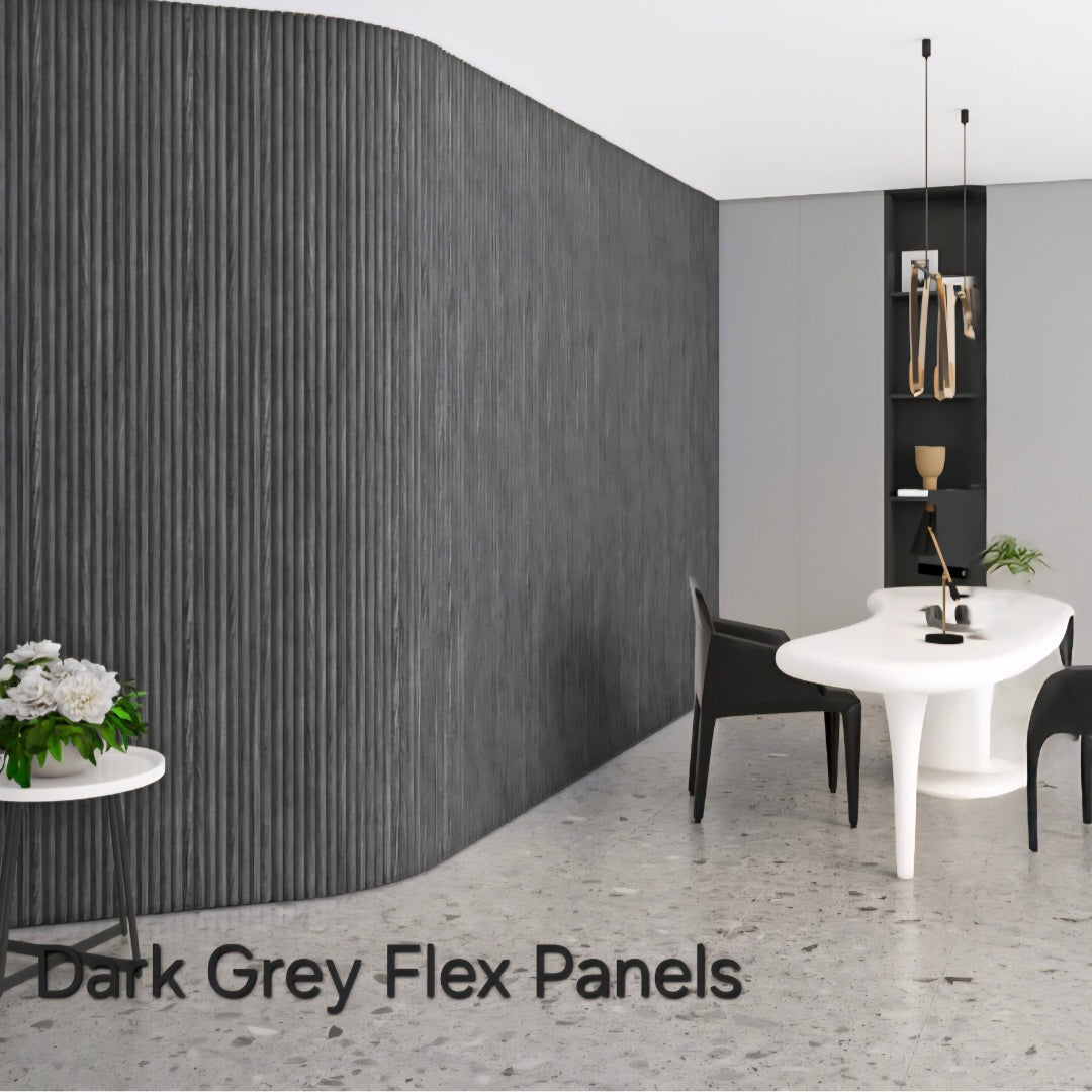 Dark Grey Flex Premium Acoustic Wall Panel