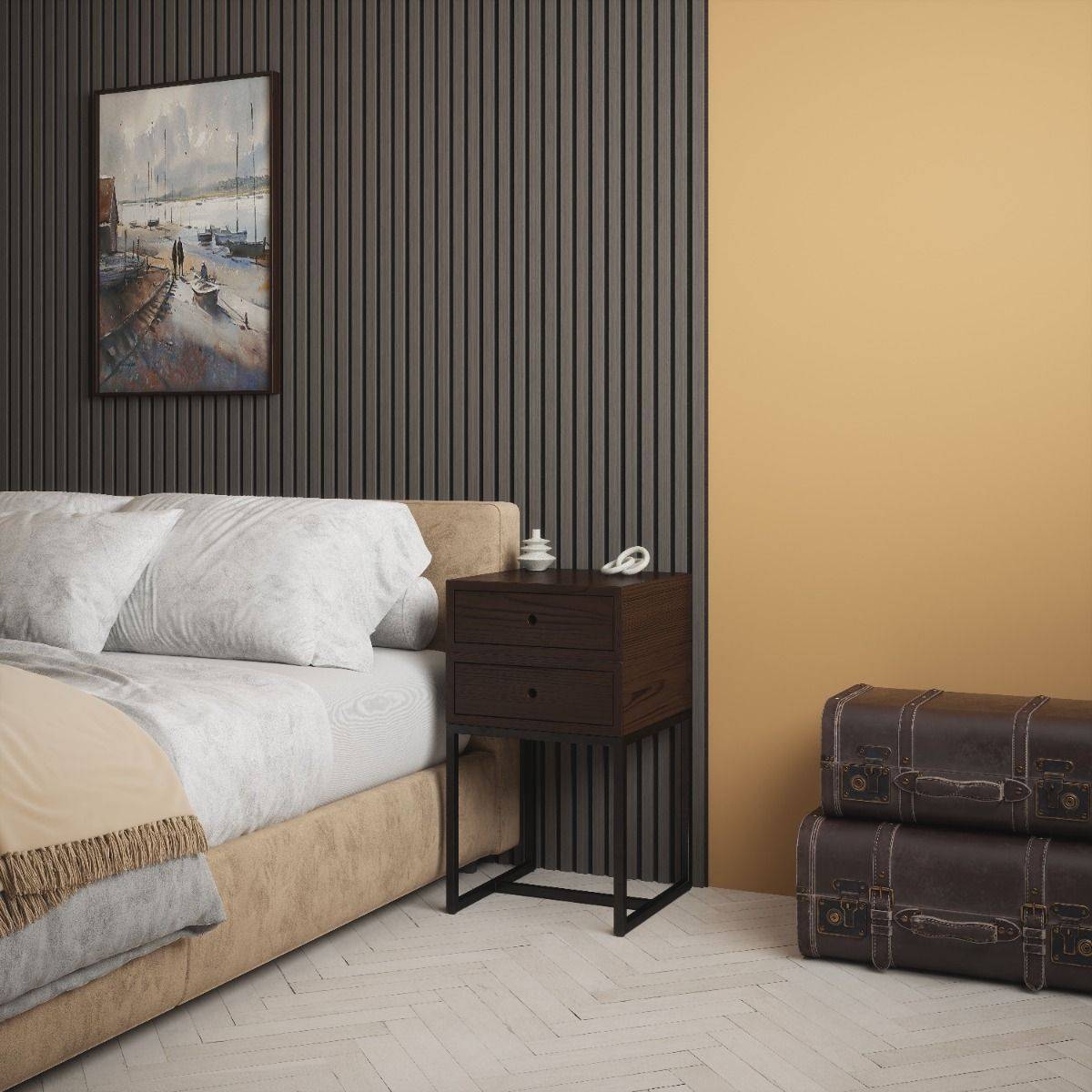 Dark Grey Acoustic Panel 60 x 240cm
