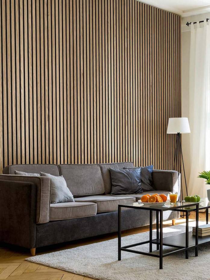 Dark Oak Acoustic Panel 60 x 240cm