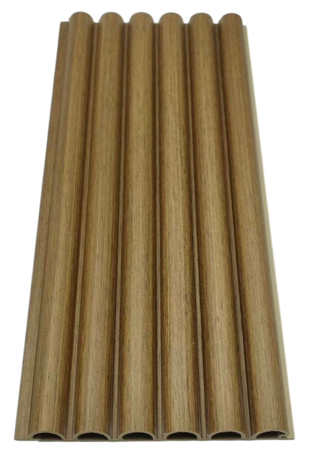 Dark Oak Fluted Tube Wall Panel