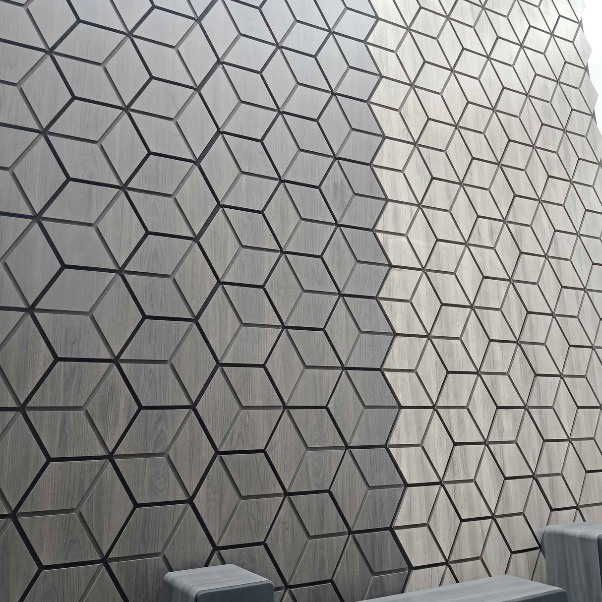 Grey Acoustic Wall Panel 60 x 240cm