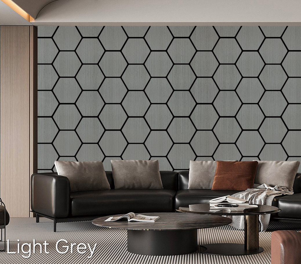 Light Grey Premium Acoustic Wall Tiles