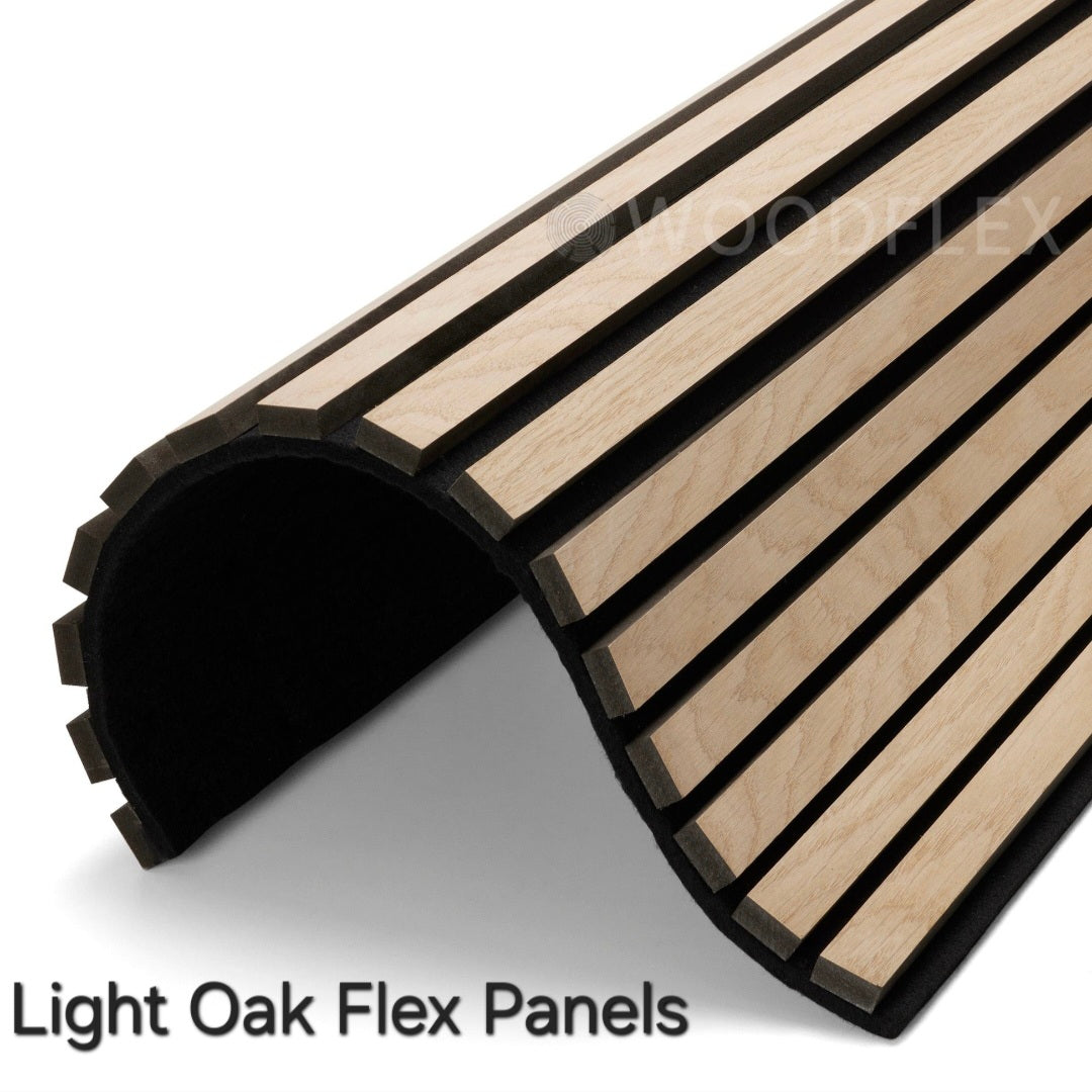 Light Oak Flex Premium Acoustic Wall Panel