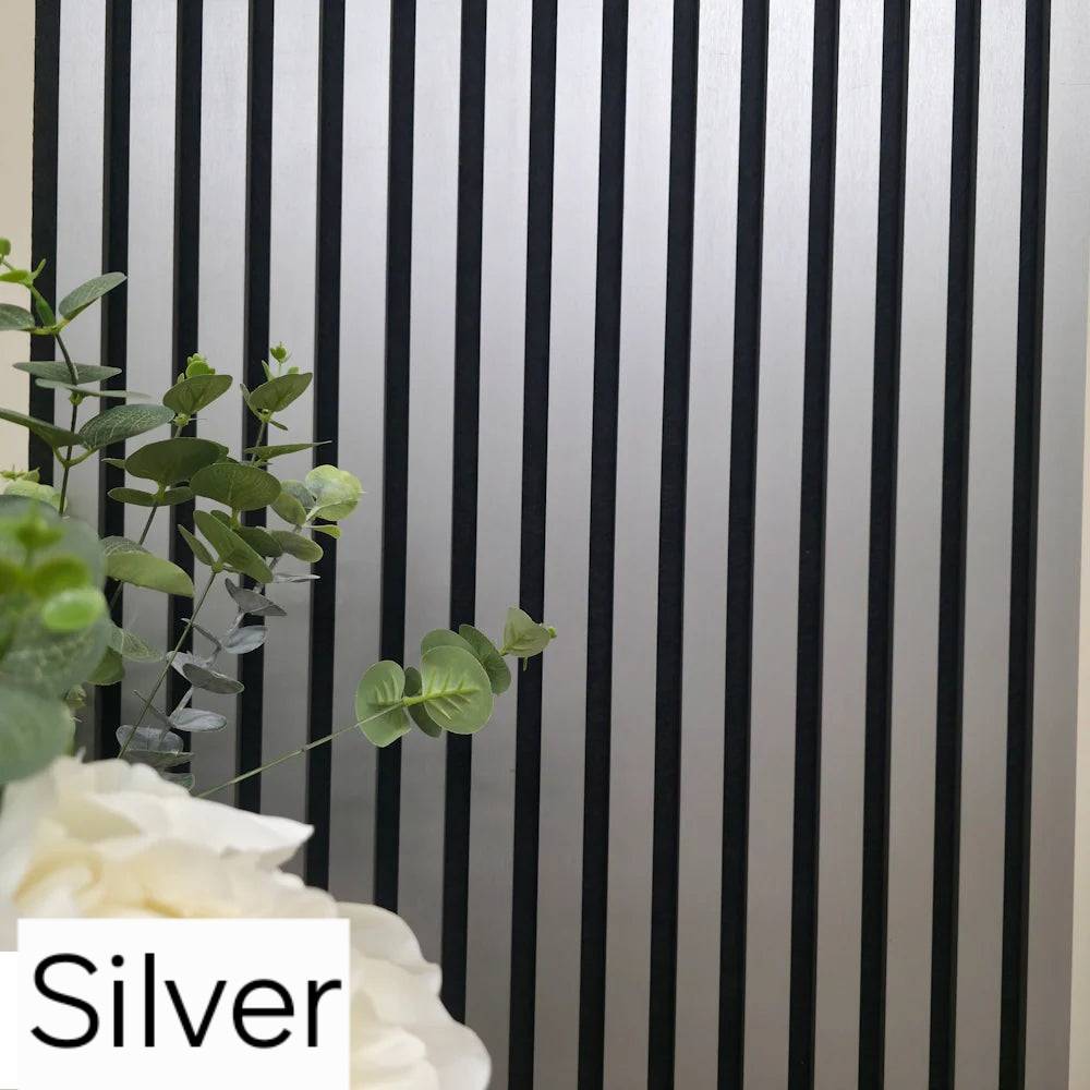 Metallic Dark Grey Acoustic Panel 60 x 240cm