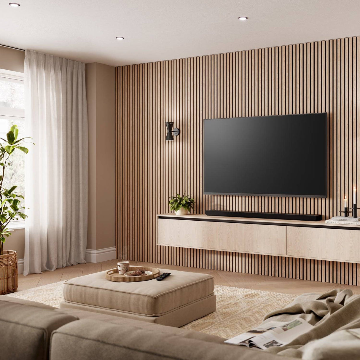 Light Oak Acoustic Panel 60 x 240cm