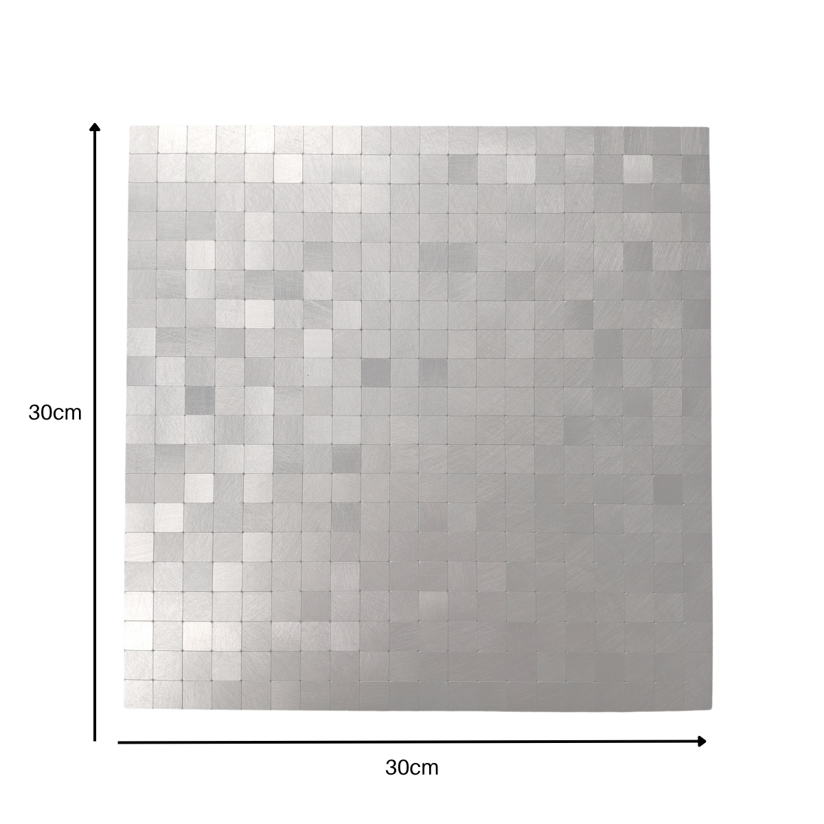 Self Adhesive 3D Mosaic Wall Tiles - Square - 30cm x 30cm (10 pack)