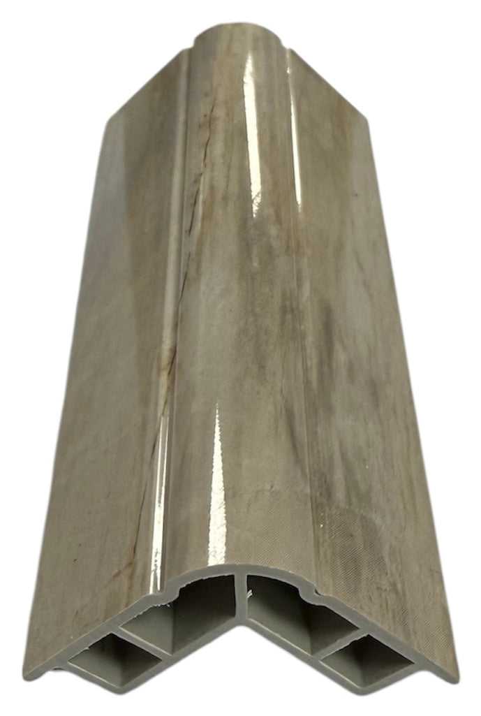 Cream PVC Corner Strip for Wall Panels