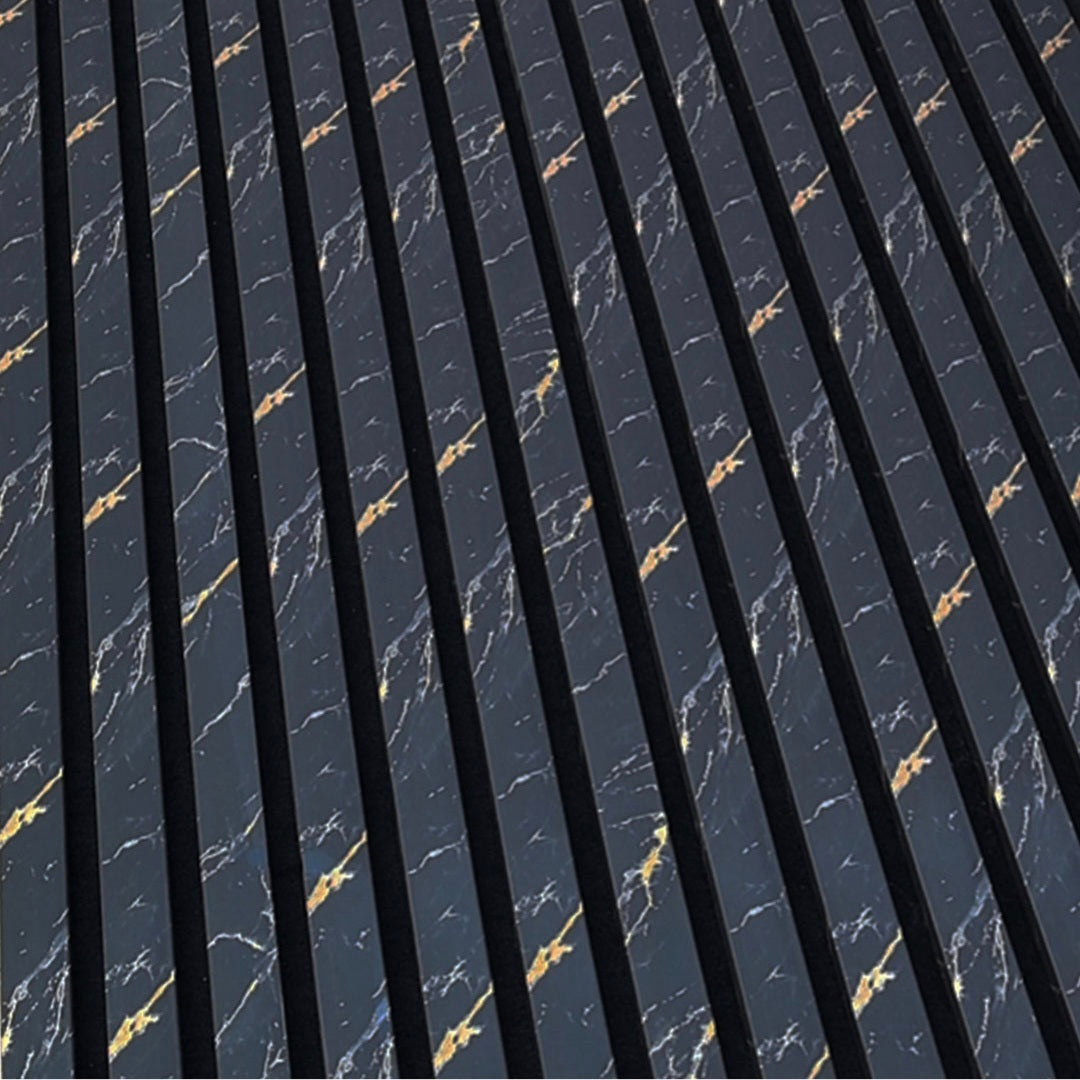 Black Marble Effect Acoustic Panel
