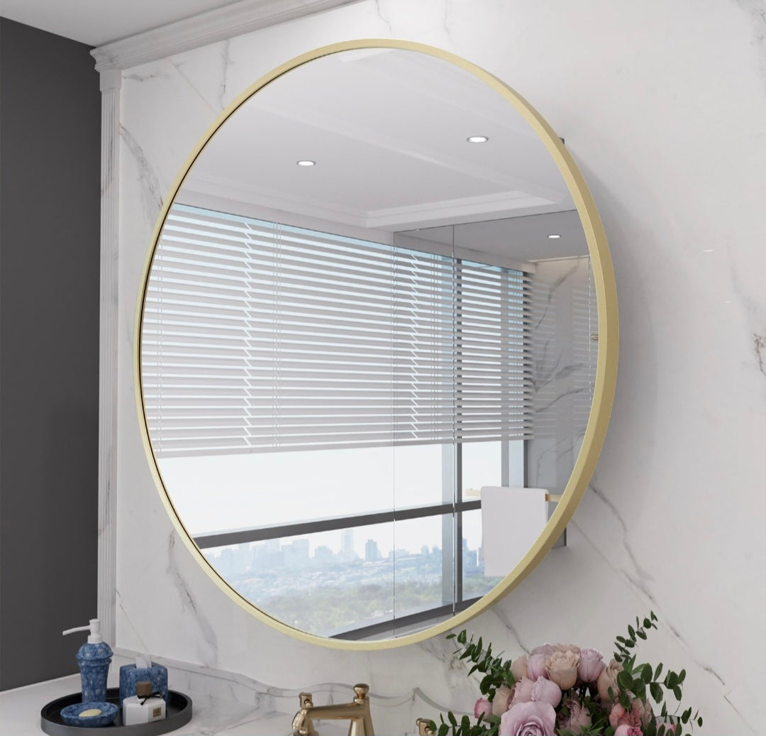 Luxury 90cm Round Mirror