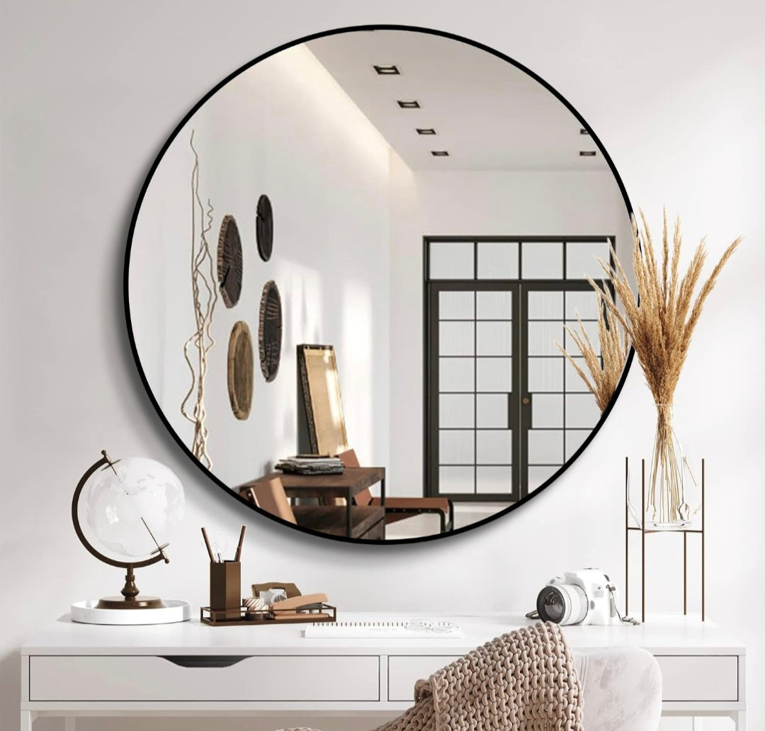 Luxury 90cm Round Mirror