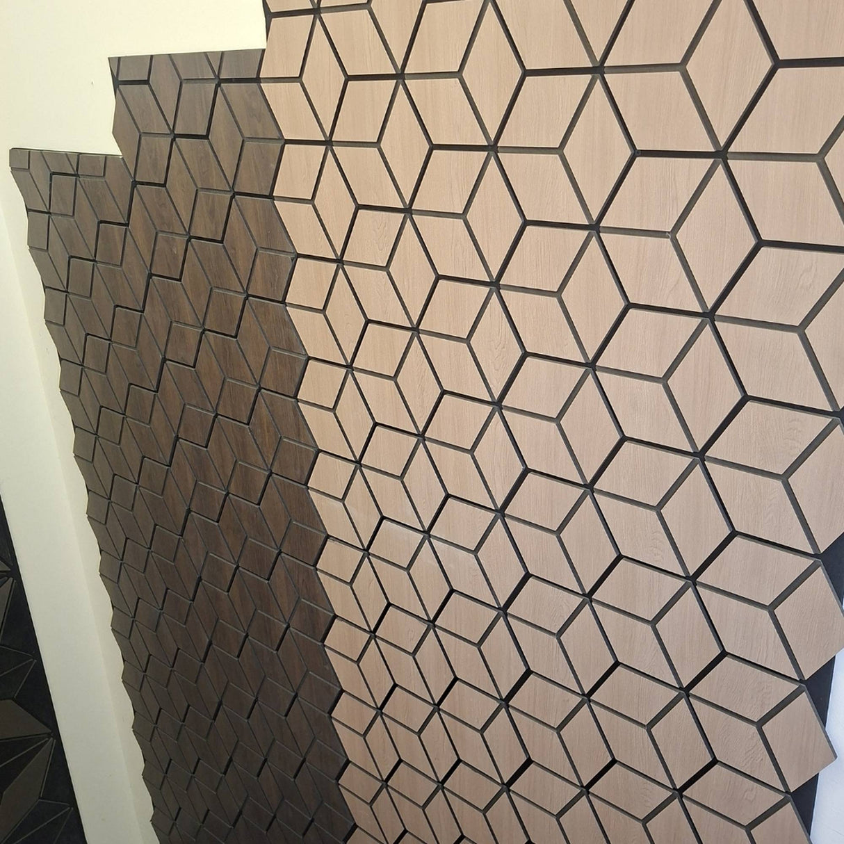 Oak Blocks Premium Acoustic Wall Panel 60 x 240cm