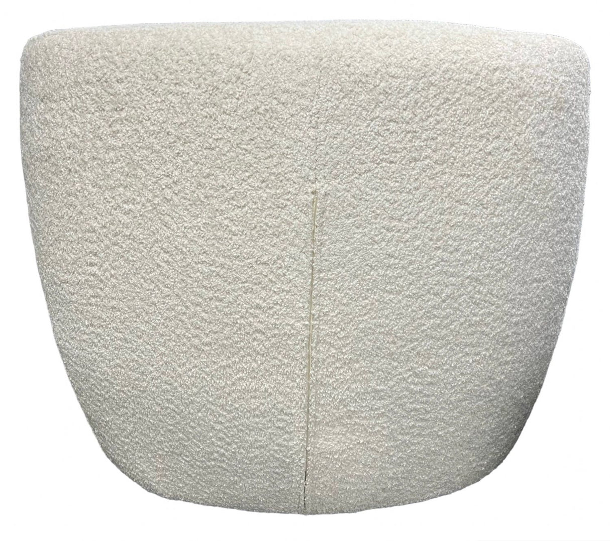 Modern Ivory Boucle Swivel Tub Chair with 360 Degree Rotation
