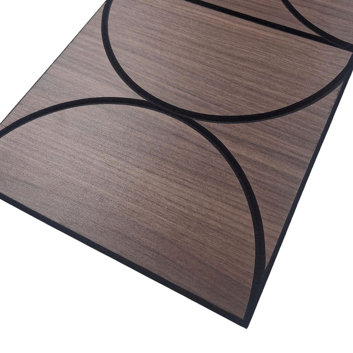 Superlightweight Halo - Self Adhesive Acoustic Wall Panels - 120cm x 30cm (4 pack) - Smoked Oak
