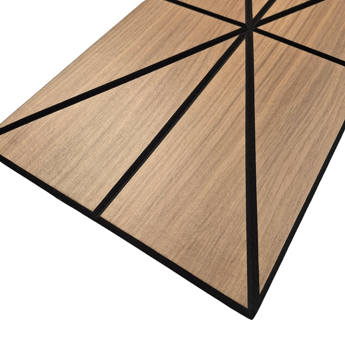 Superlightweight Harlequin - Self Adhesive Acoustic Wall Panels - 120cm x 30cm (4 pack) - Walnut