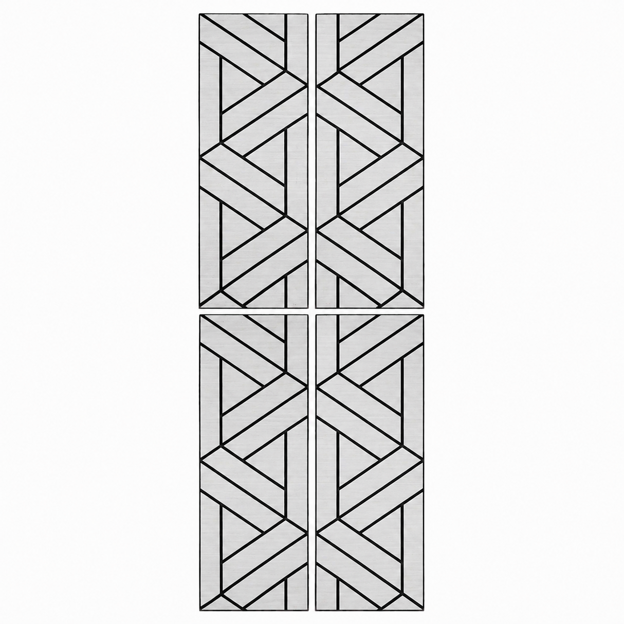 Superlightweight Lattice - Self Adhesive Acoustic Wall Panels- 120cm x 30cm (4 pack)