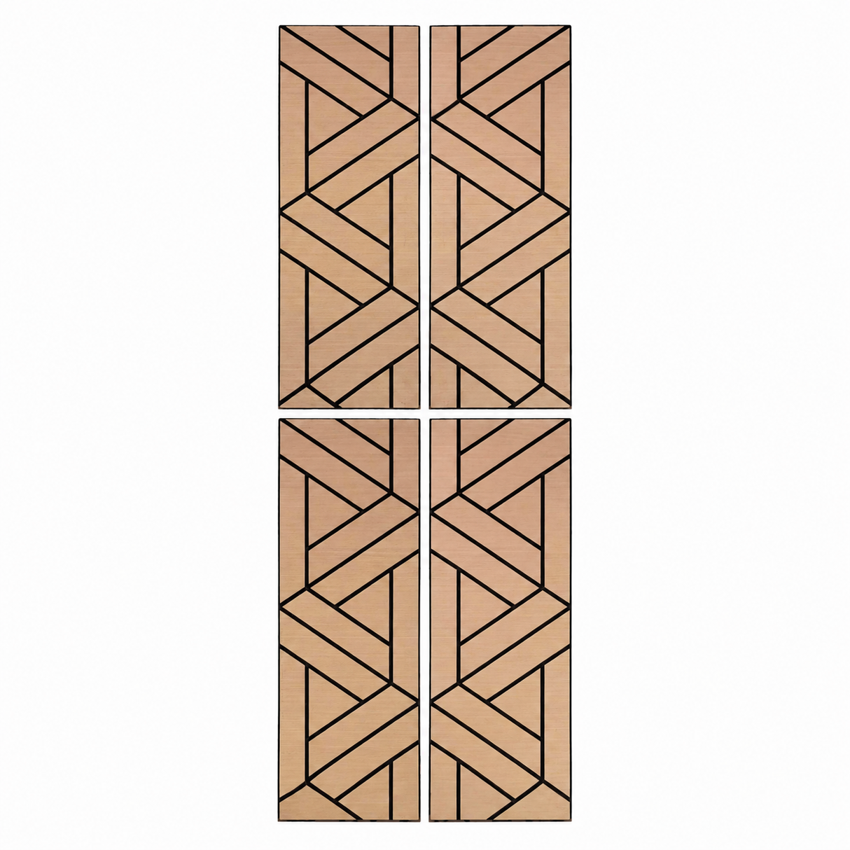 Superlightweight Lattice - Self Adhesive Acoustic Wall Panels- 120cm x 30cm (4 pack)