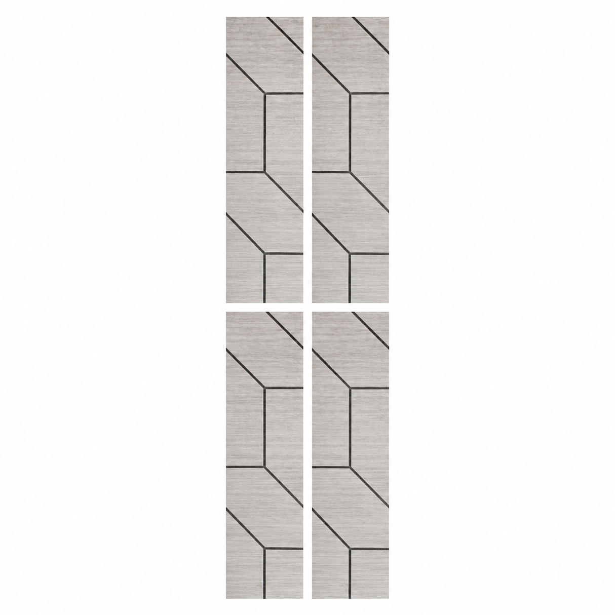 Superlightweight Wedge - Self Adhesive Acoustic Wall Panels - 120cm x 30cm (4 pack)