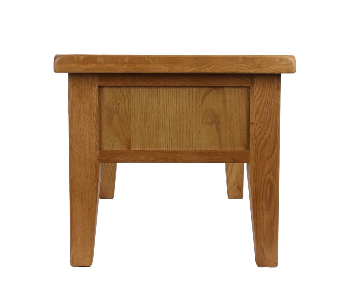 Natural Oak Rectangular Coffee Table with 2 Drawers