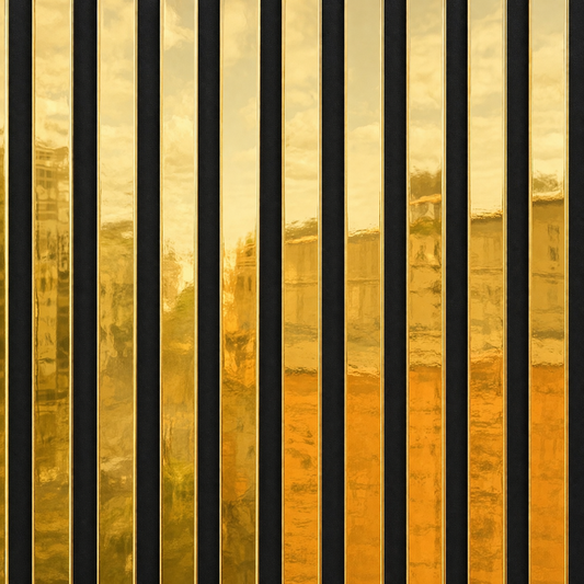 Shiny Gold Acoustic Panel