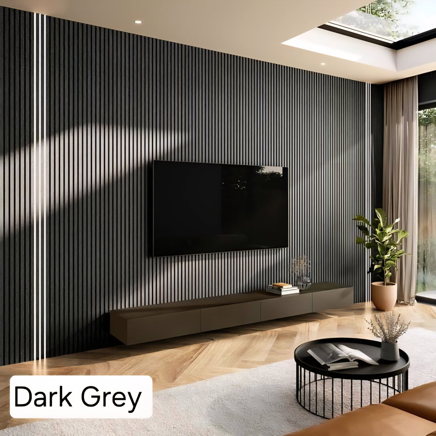 Dark Grey Acoustic Panel