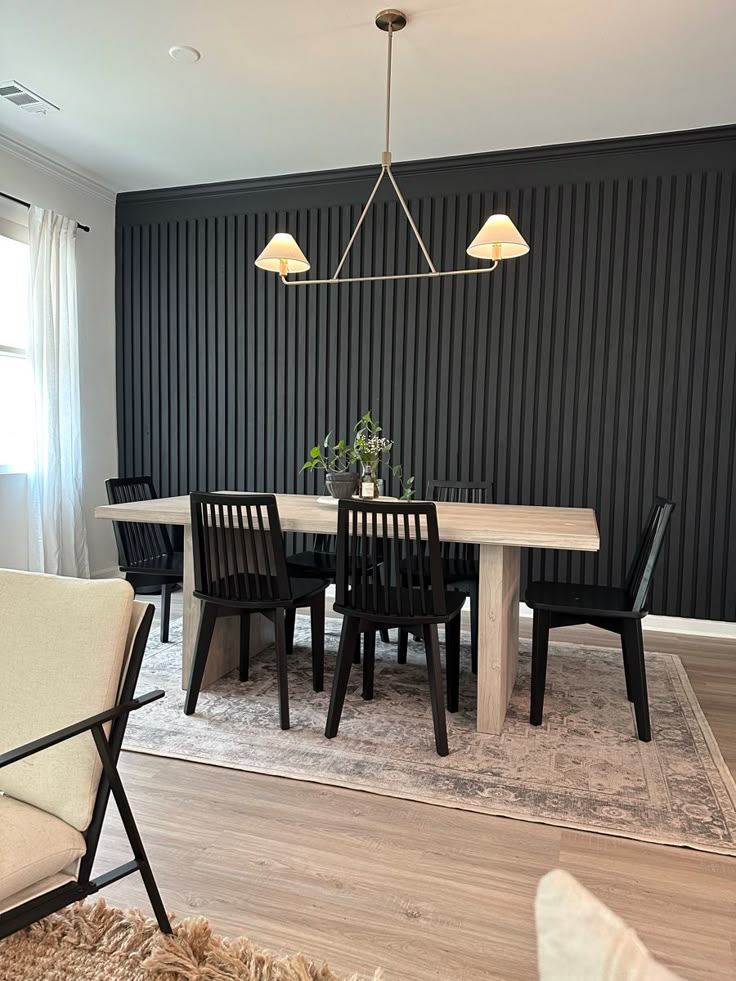 Black Acoustic Panel