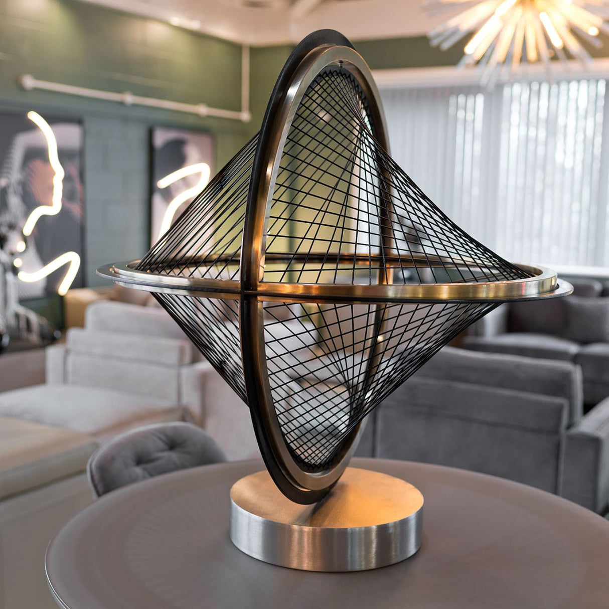 Decorative Orb Sculpture