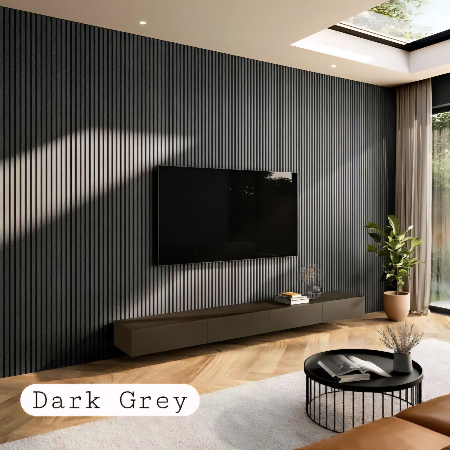 Dark Grey Acoustic Panel