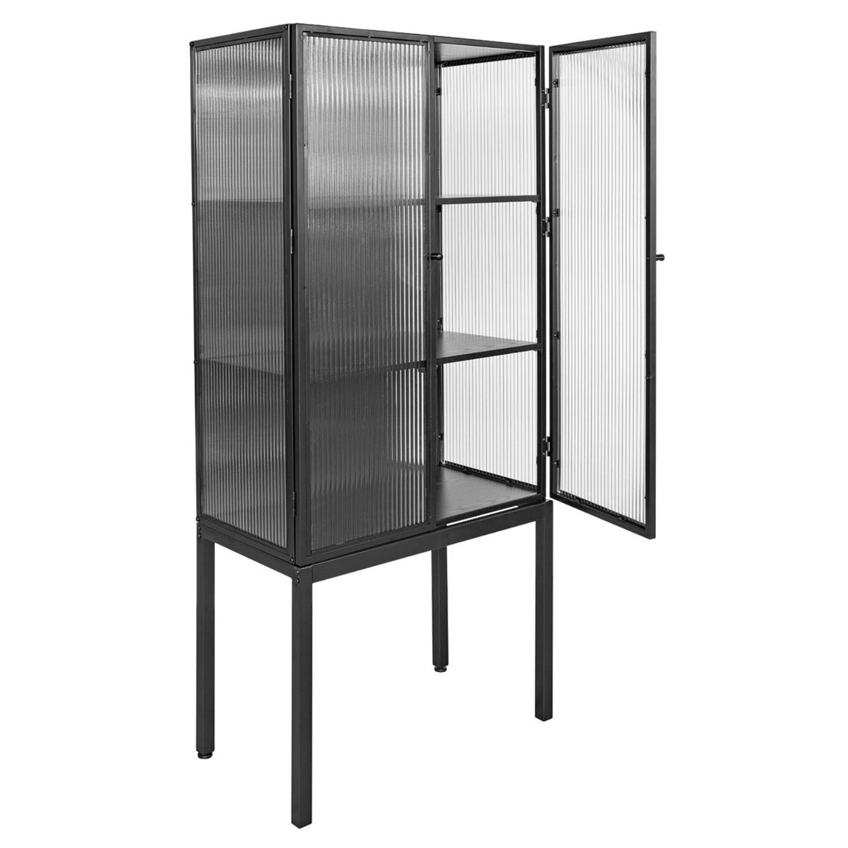 Black Display Cabinet