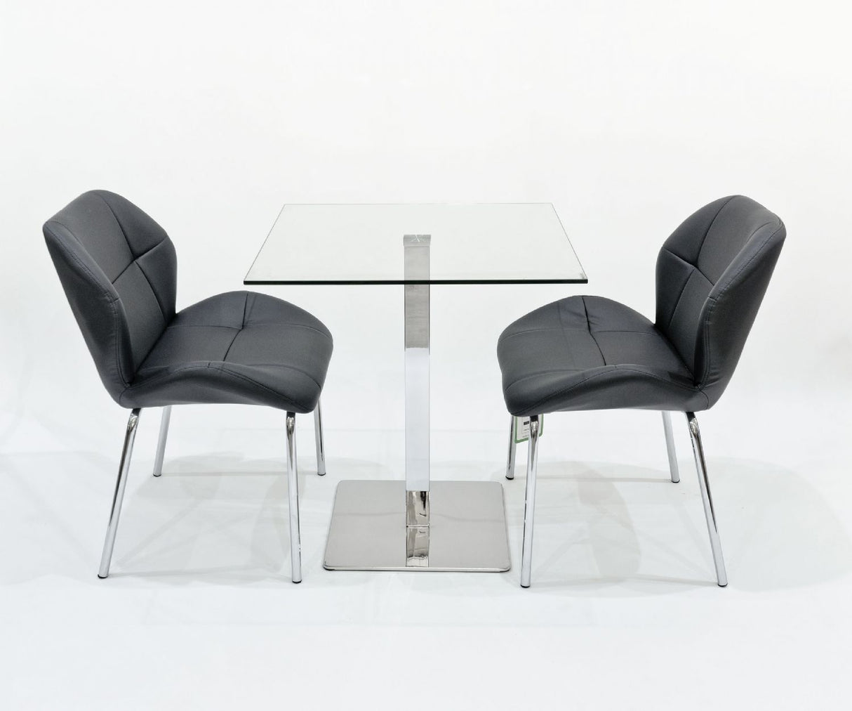 Dinky Black Bistro Chairs – Set of 2