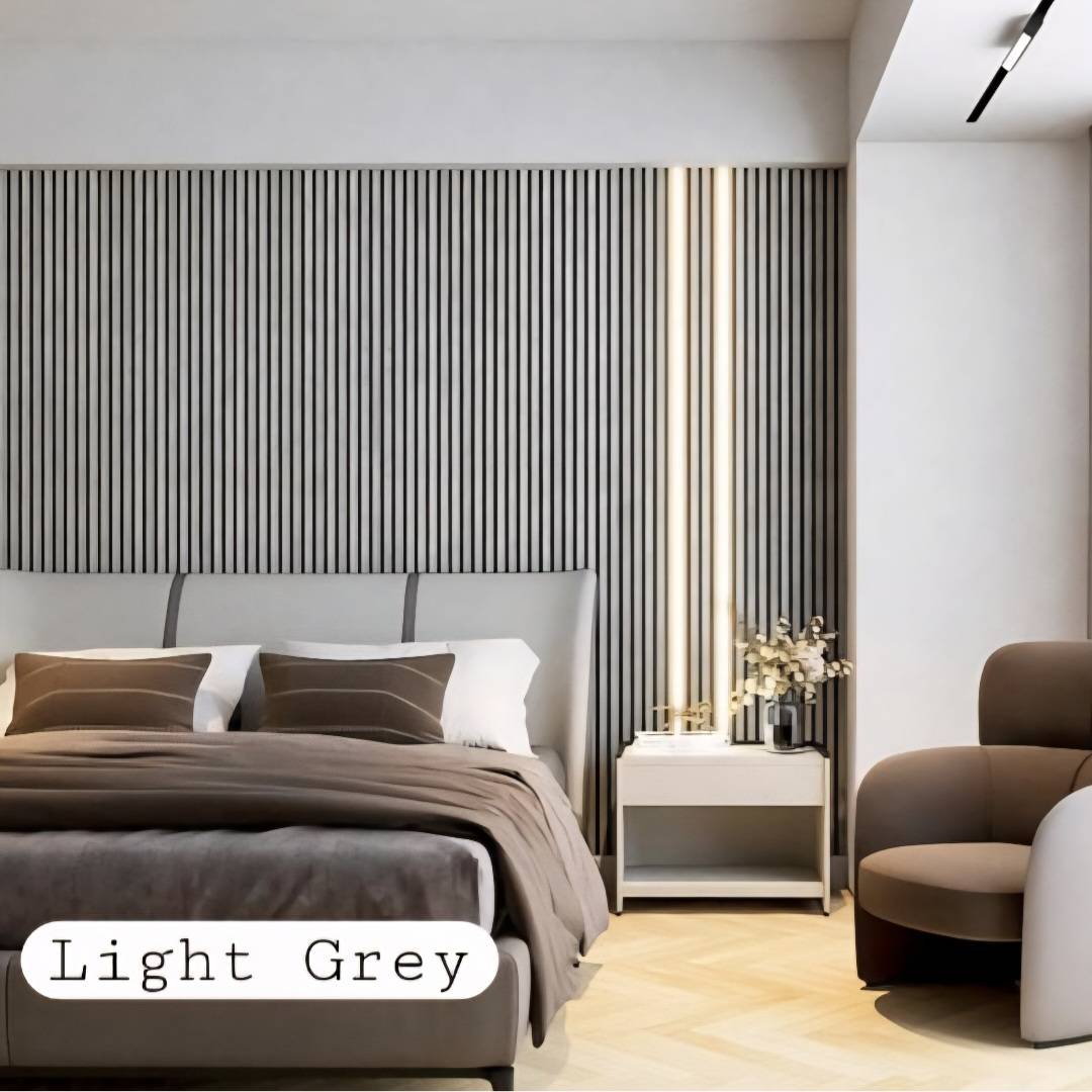 Grey Acoustic Wall Panel 60 x 280cm
