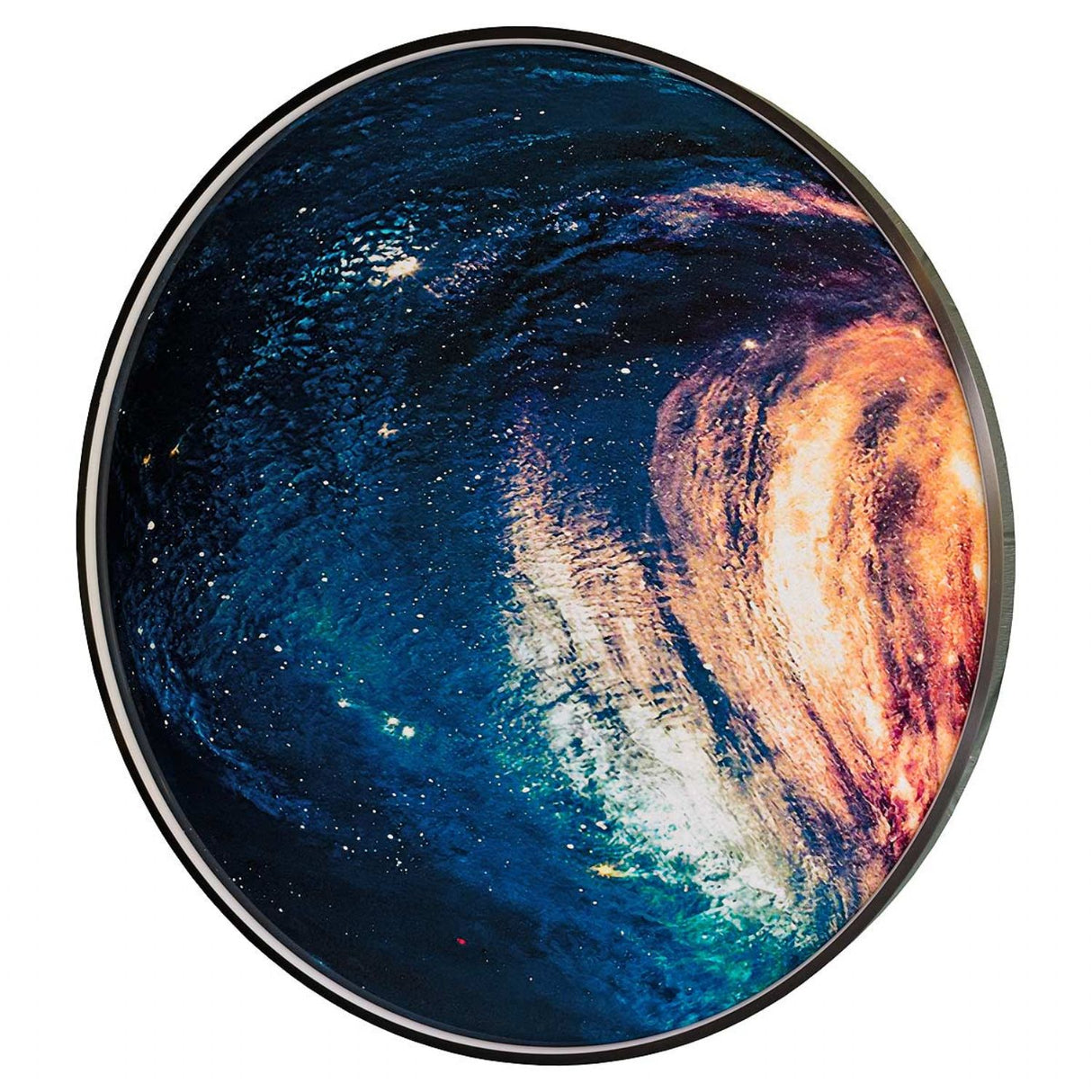 LED Wave Light Up Circular Wall Art