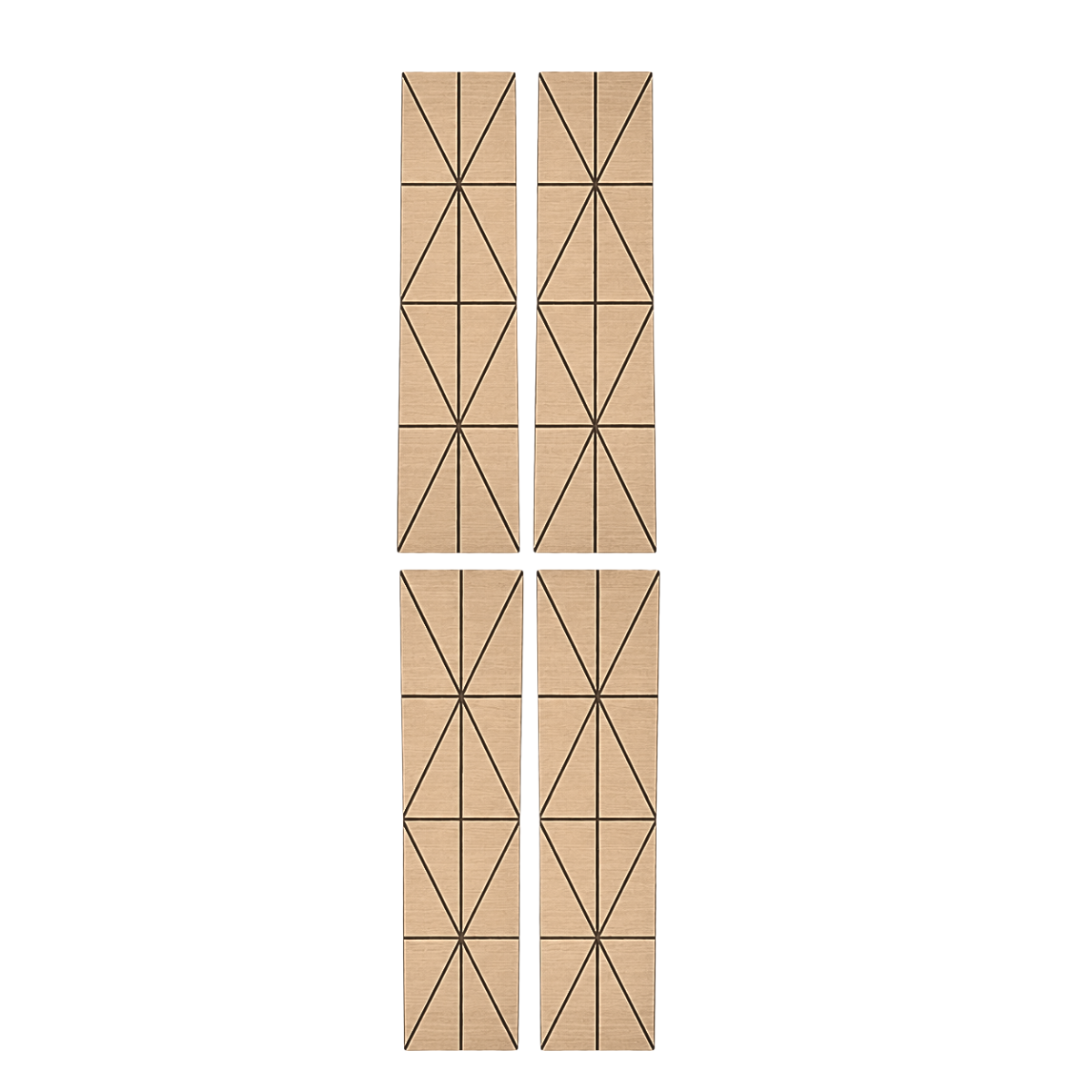 Superlightweight Harlequin - Self Adhesive Acoustic Wall Panels - 120cm x 30cm (4 pack)