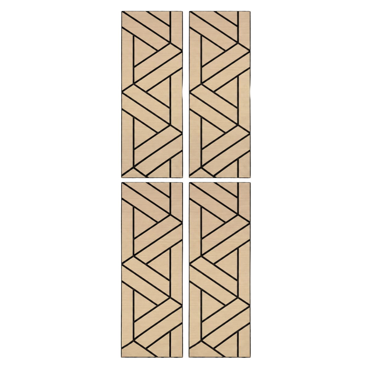 Superlightweight Lattice - Self Adhesive Acoustic Wall Panels- 120cm x 30cm (4 pack)