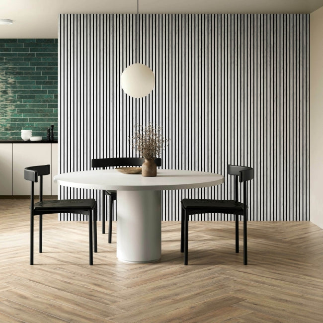 White Marble Effect Acoustic Panel