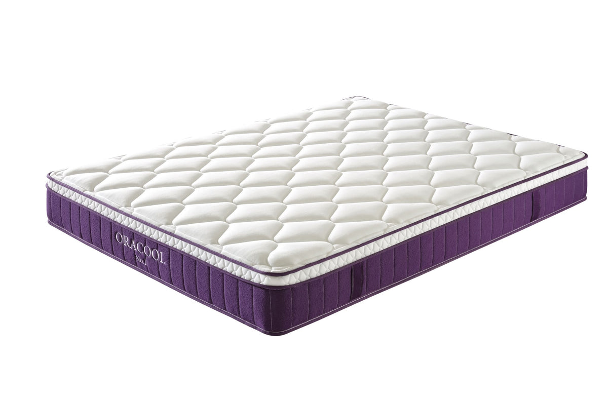 ORACOOL No.1 Hybrid Mattress in a Box - 28cm Deep 7-Zone Pocket Spring, Medium