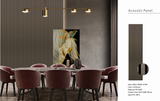 Wall Panel 01WF - Metallic Brown - Acoustic - 240cm - (1 pack / 4pcs)