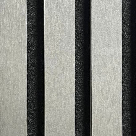 Wall Panel 01WJ - Metallic Dark Grey - Acoustic - 240cm - (1 pack / 4pcs)