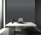 Wall Panel 01WJ - Metallic Dark Grey - Acoustic - 240cm - (1 pack / 4pcs)